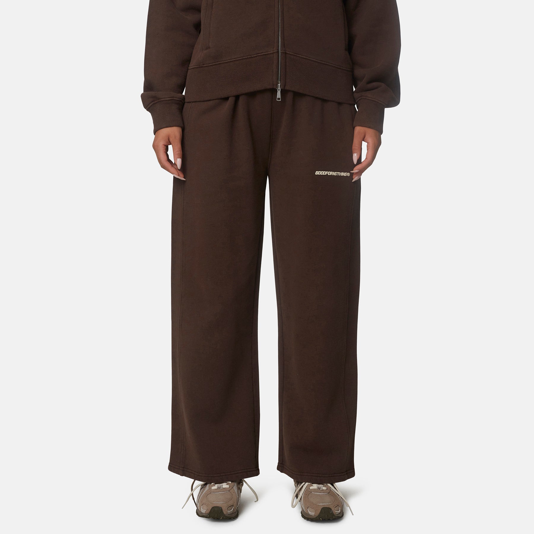 Essential Oversized Chocolate Brown Joggers
