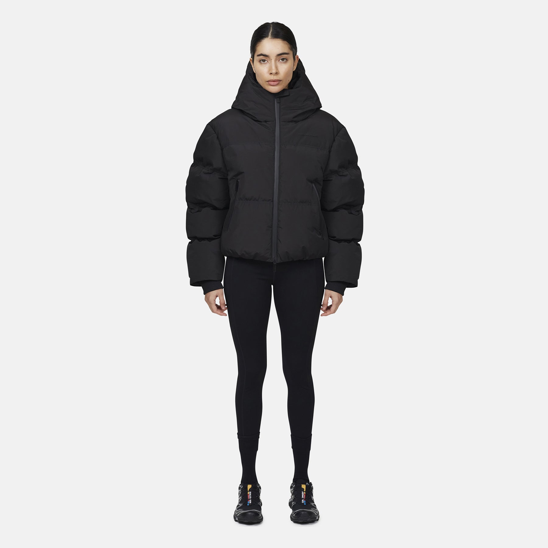Arctic Matte Black Puffer Jacket