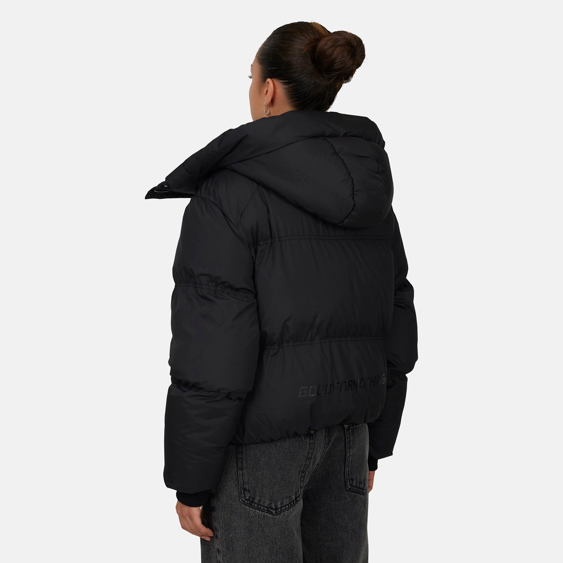 Squad Ripstop Black Puffer Jacket