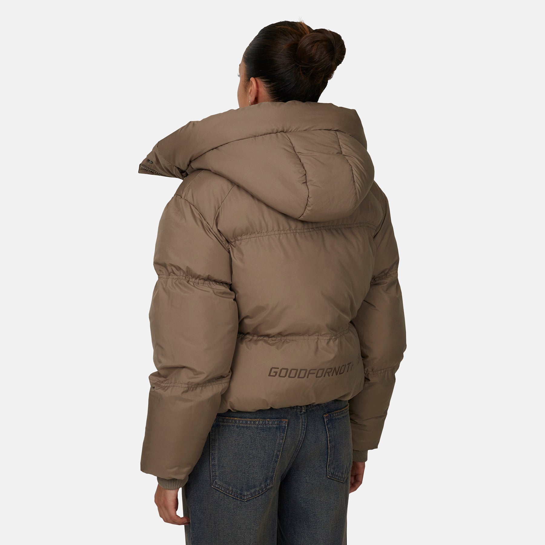 Squad Ripstop Taupe Puffer Jacket