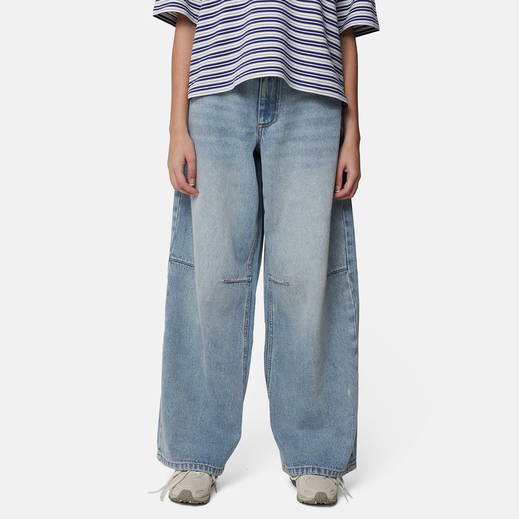 Light Blue Washed Denim Jeans