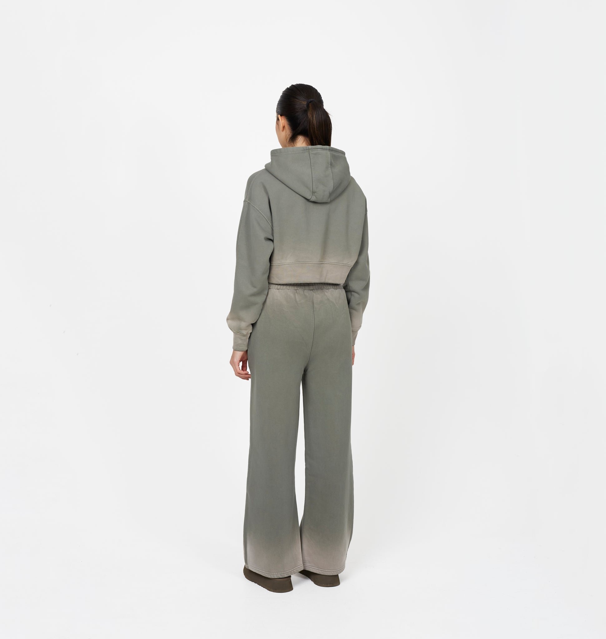 Sprayed Cali Green Baggy Jogger