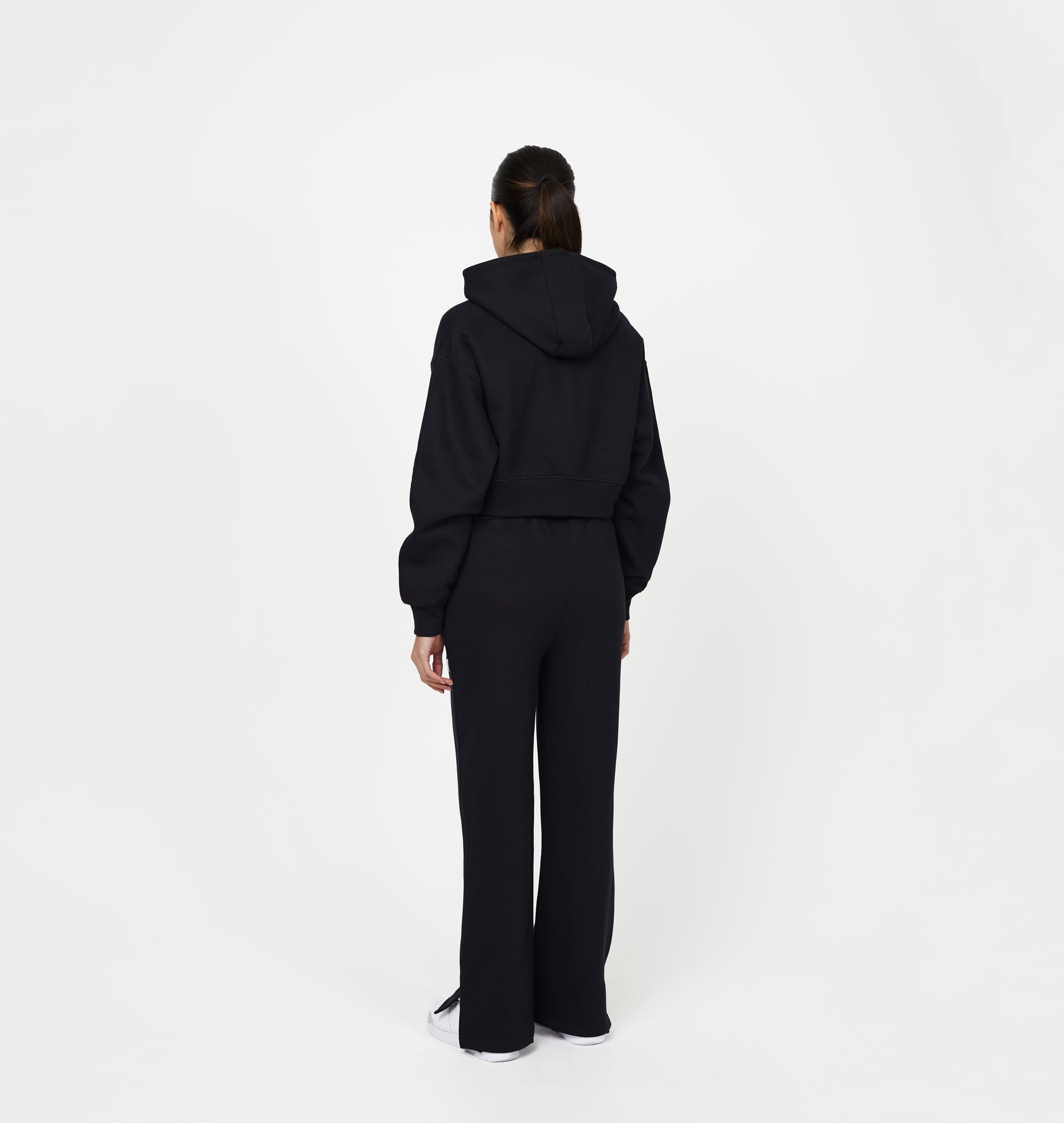 Authentic Black Zip Hoodie