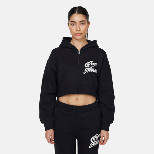 Authentic Black Zip Hoodie