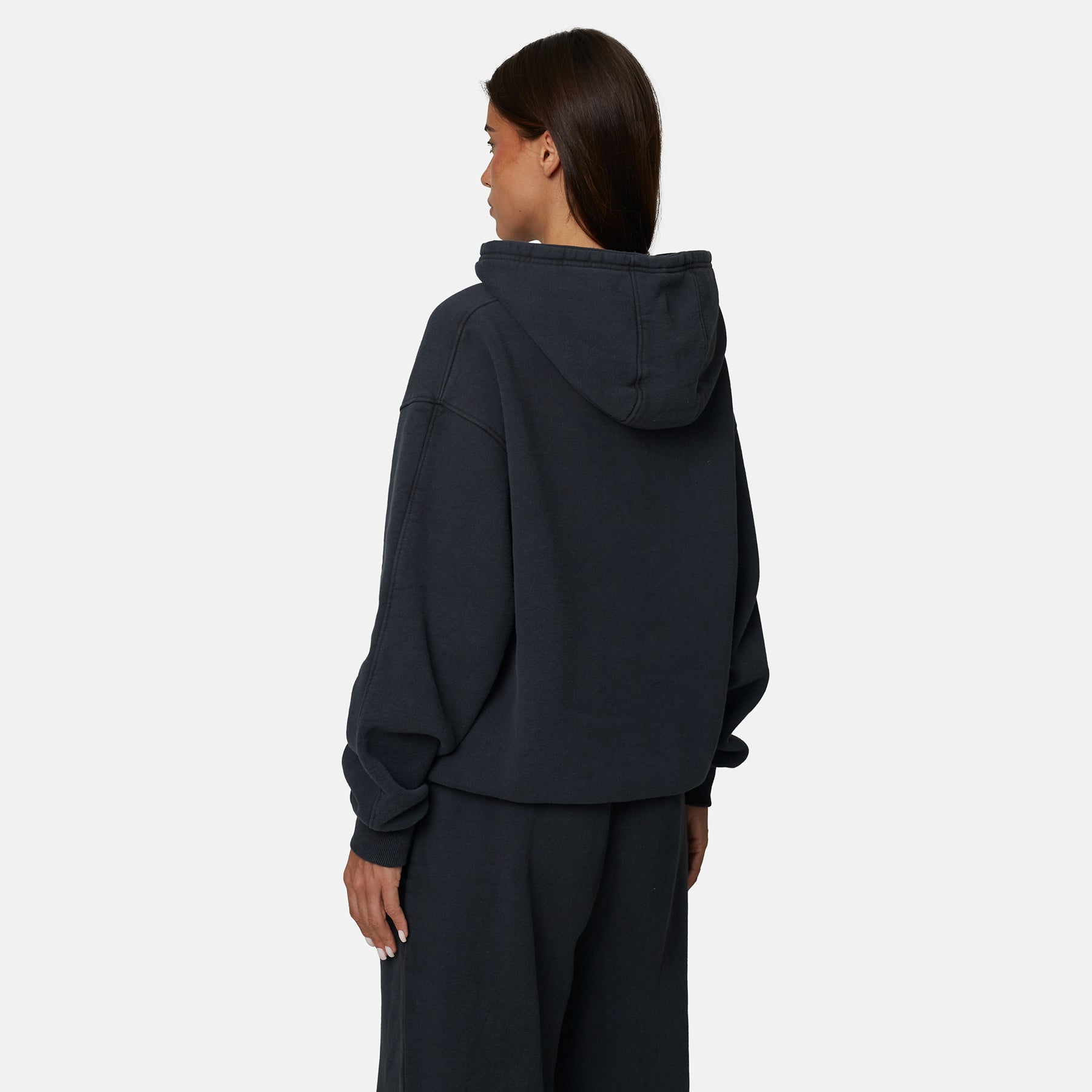 Vintage Washed Black Hoodie