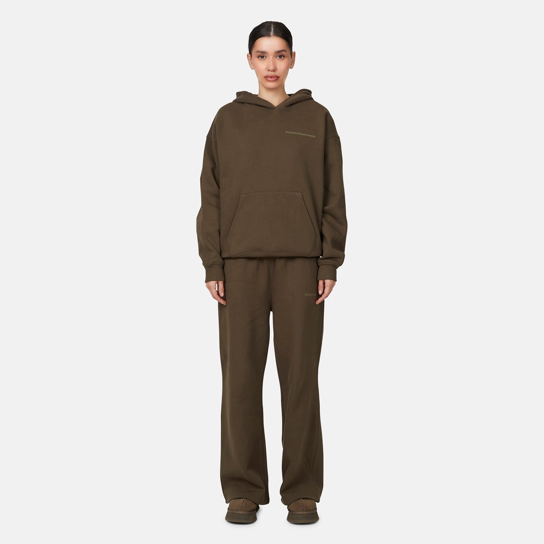 Vintage Brown Essential Pullover Hoodie