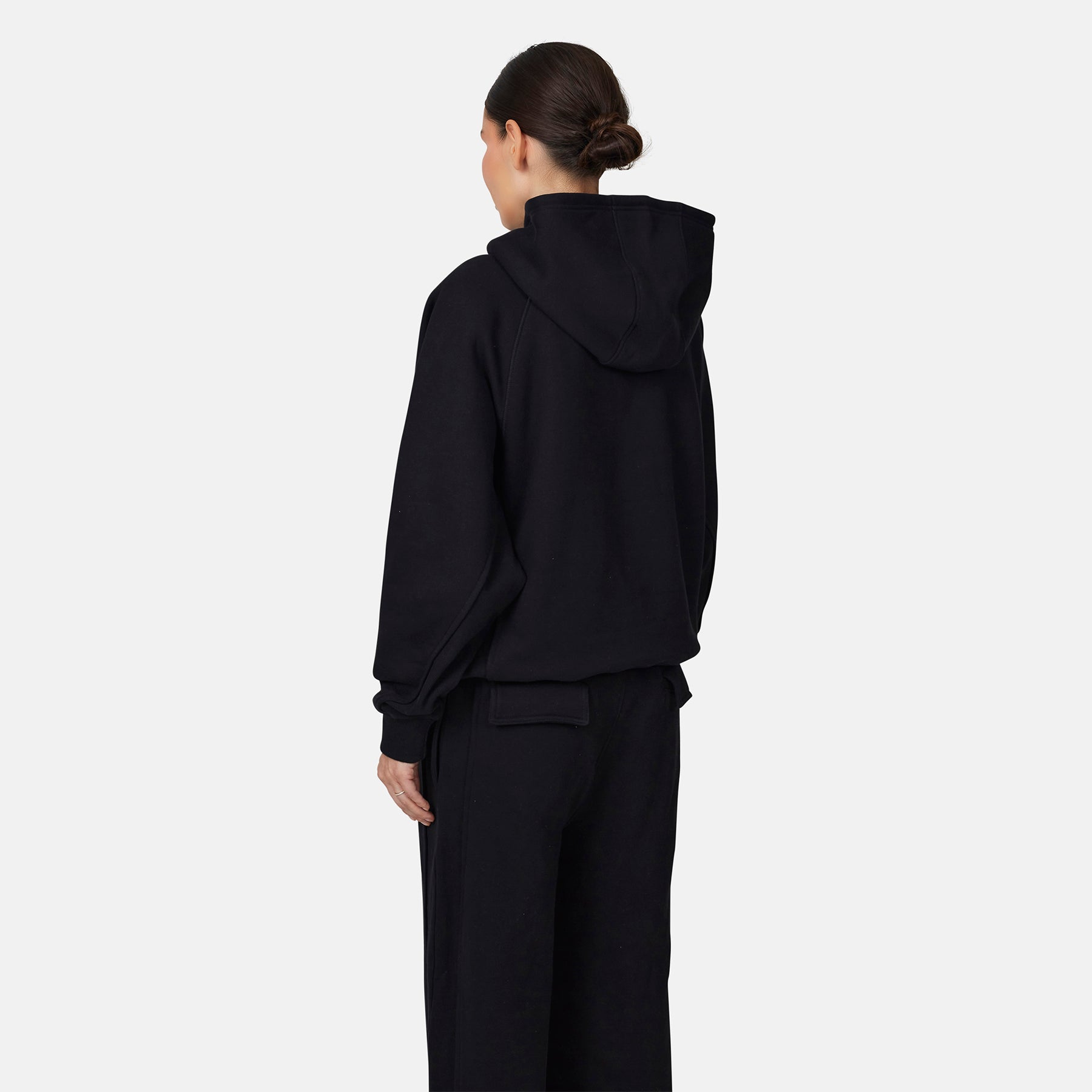 Monogram Black Pullover Hoodie