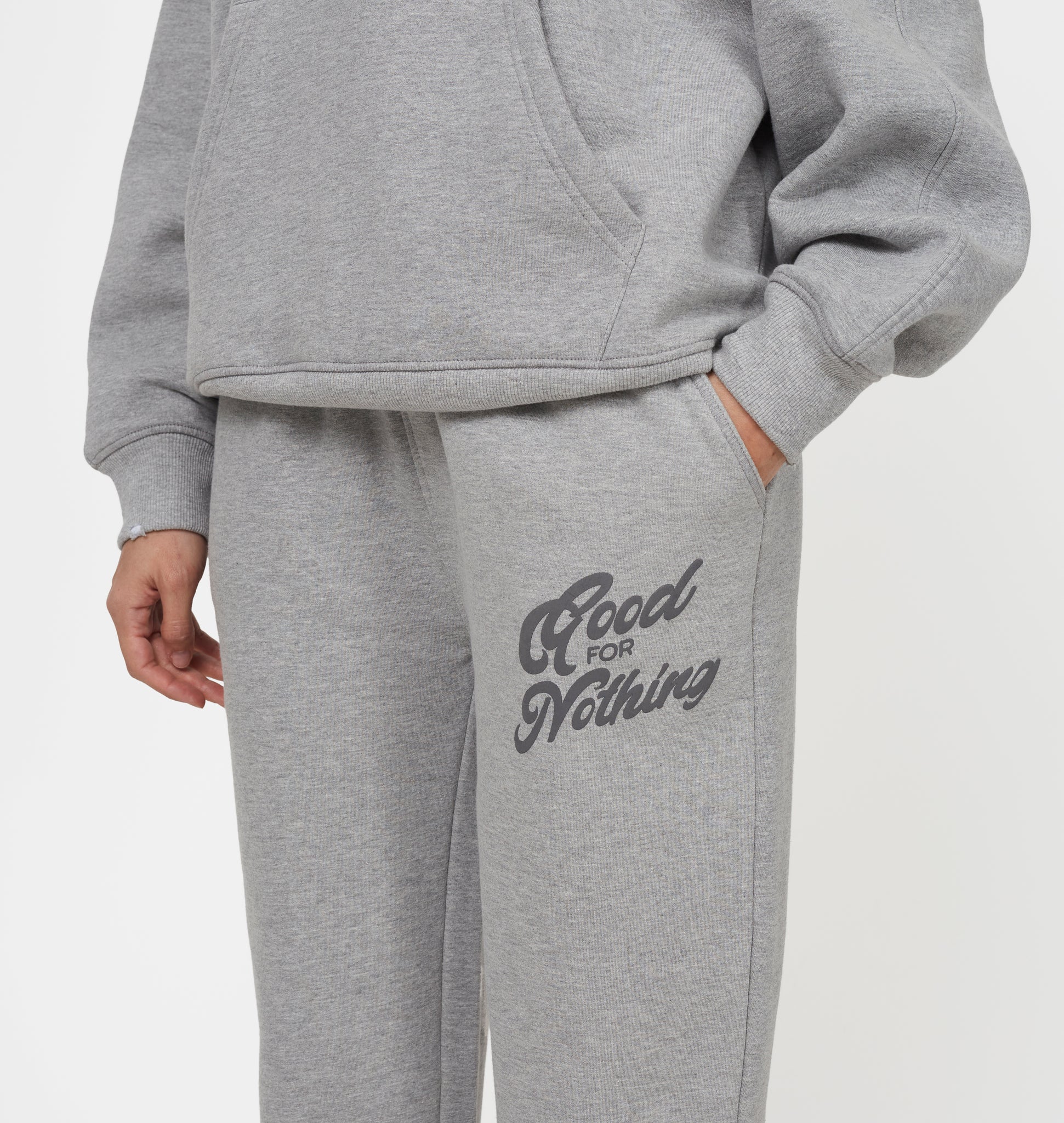 Authentic Grey Marl Sweatpant