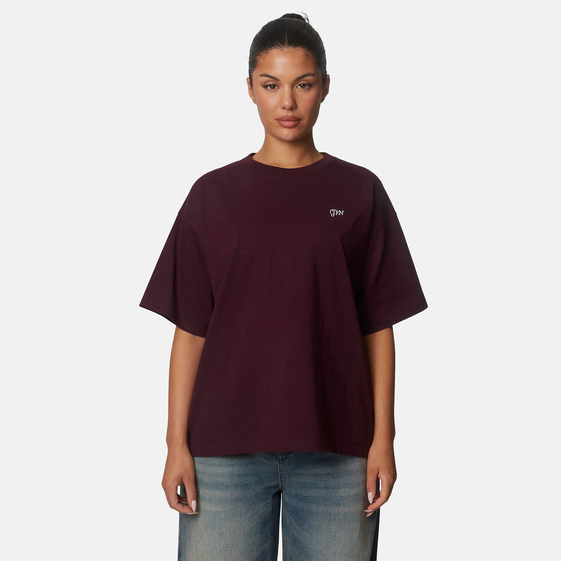 Micro Oversized Fig Short Sleeve Tee