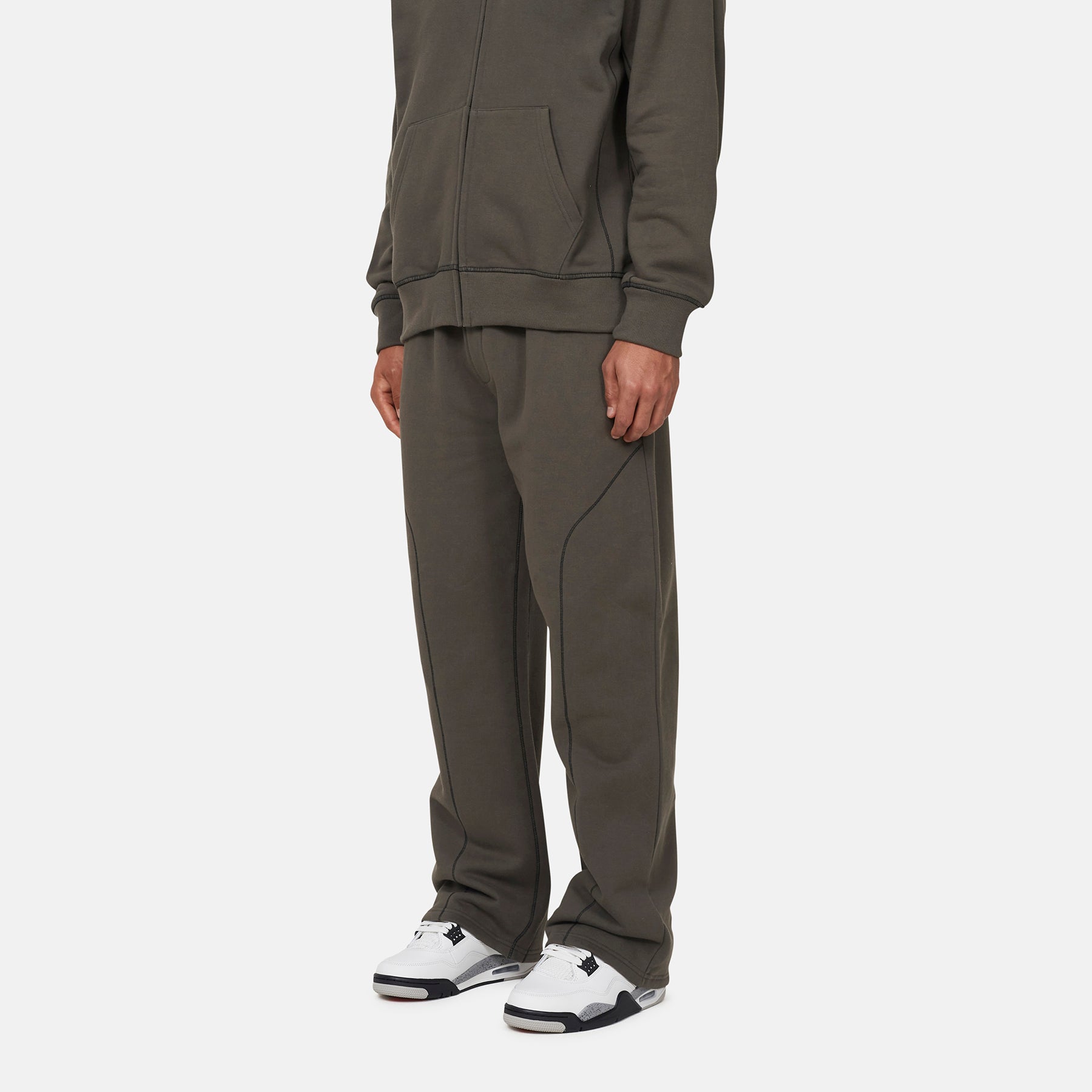Overlock Gunmetal Sweatpants