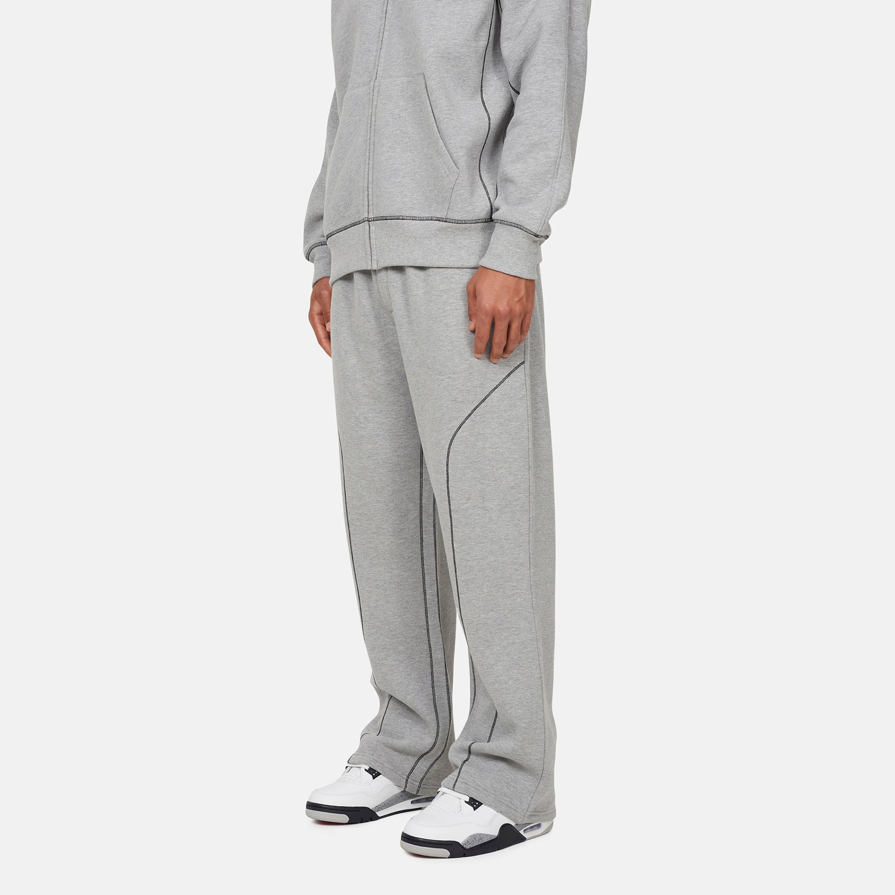 Overlock Grey Marl Sweatpant