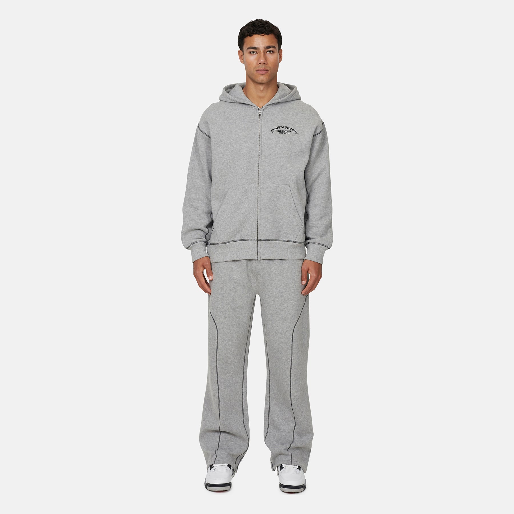 Overlock Grey Marl Sweatpant