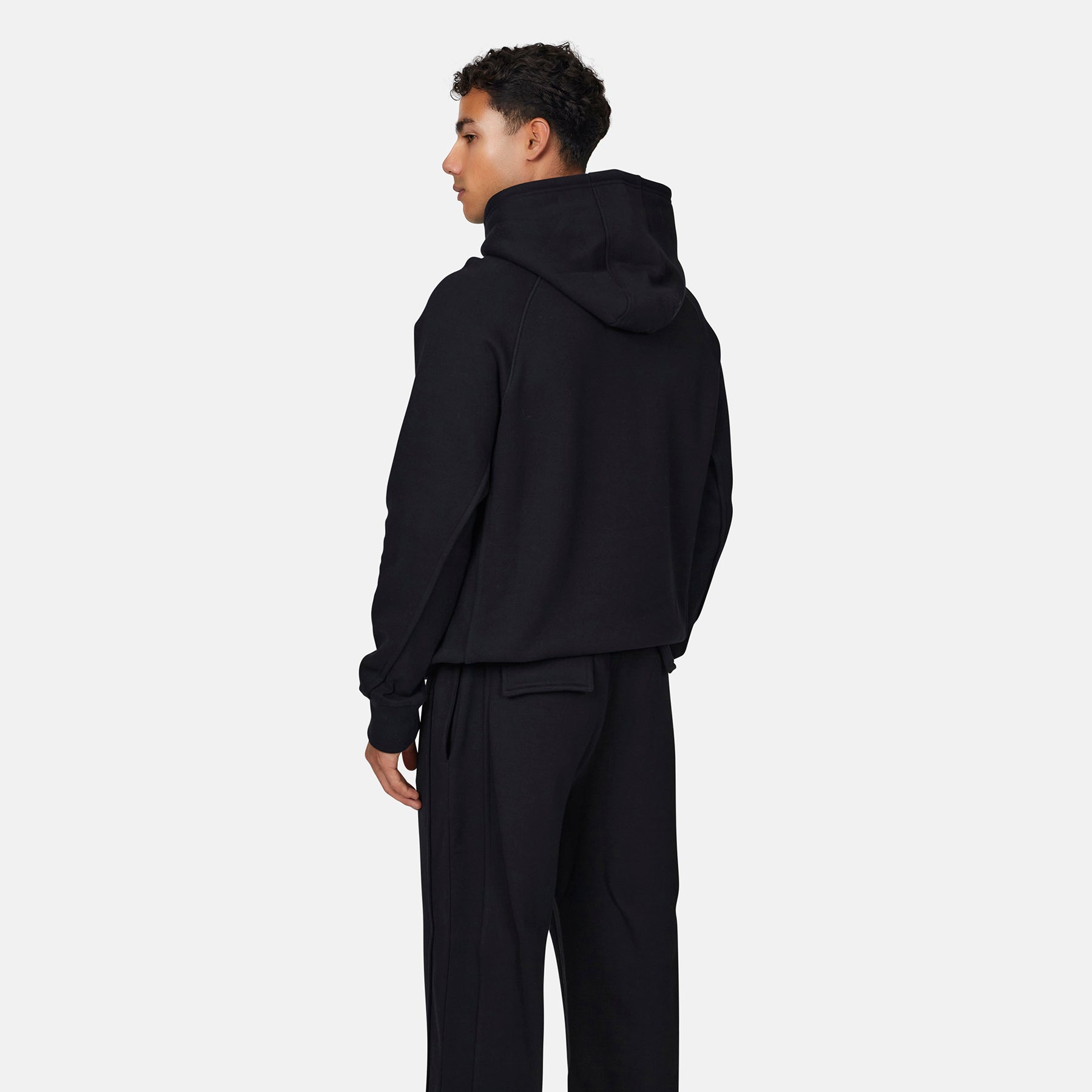 Monogram Black Pullover Hoodie