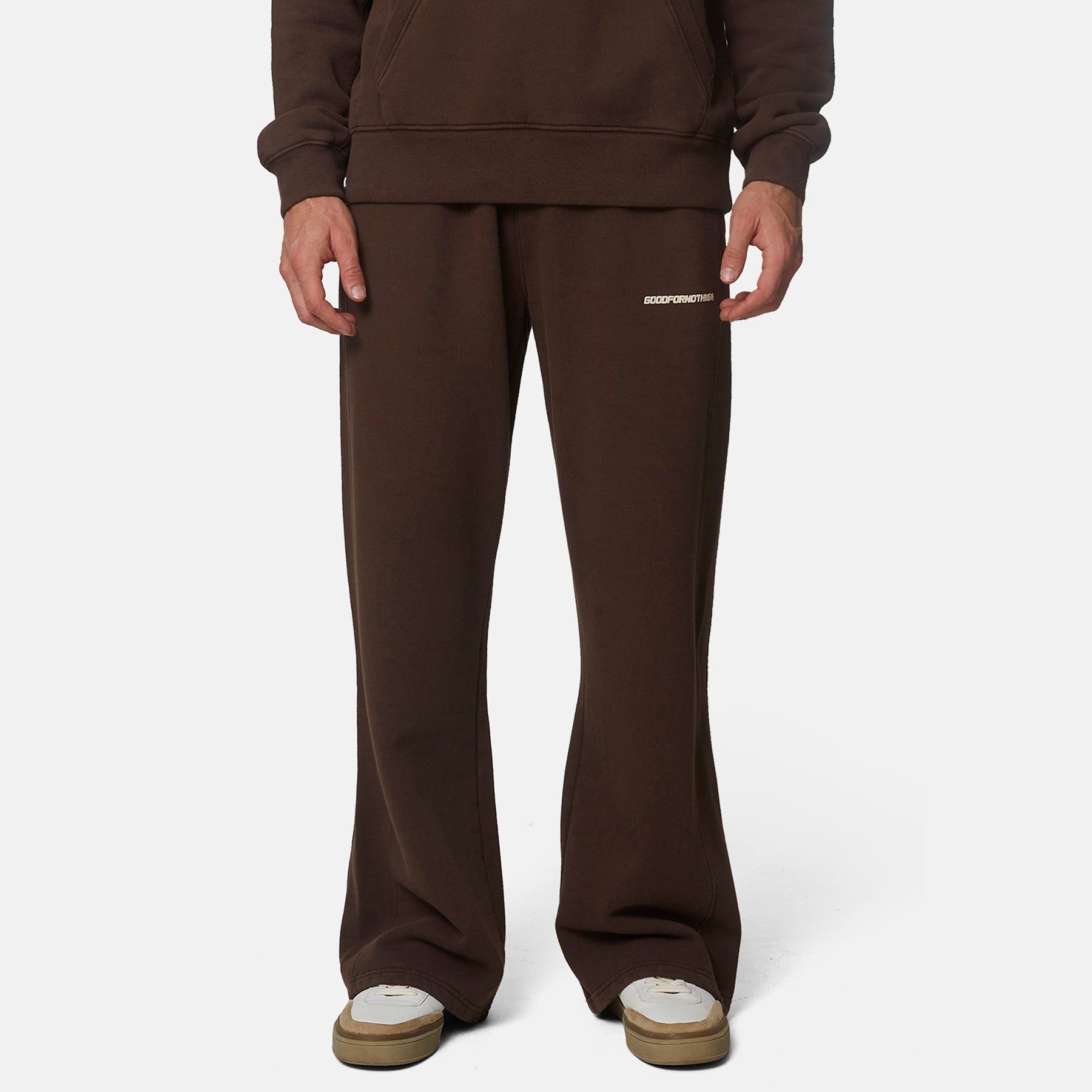 Chocolate Brown Essential Oversized Joggers