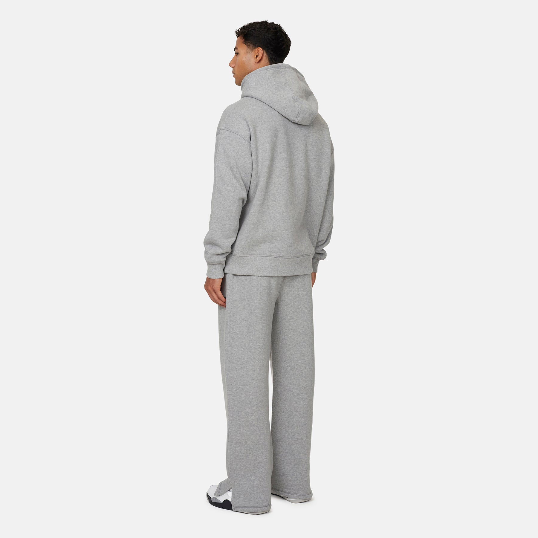 Authentic Grey Marl Hoodie