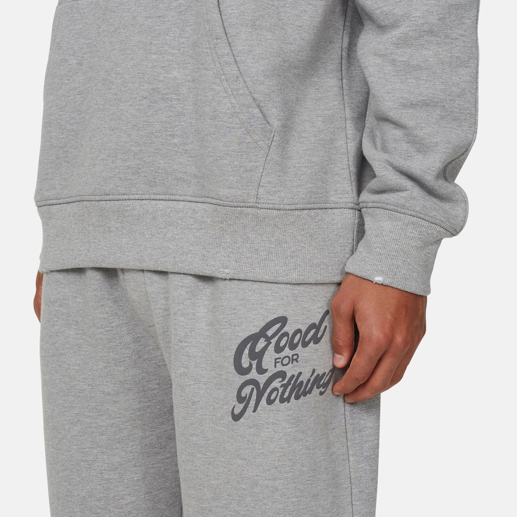 Authentic Grey Marl Sweatpant