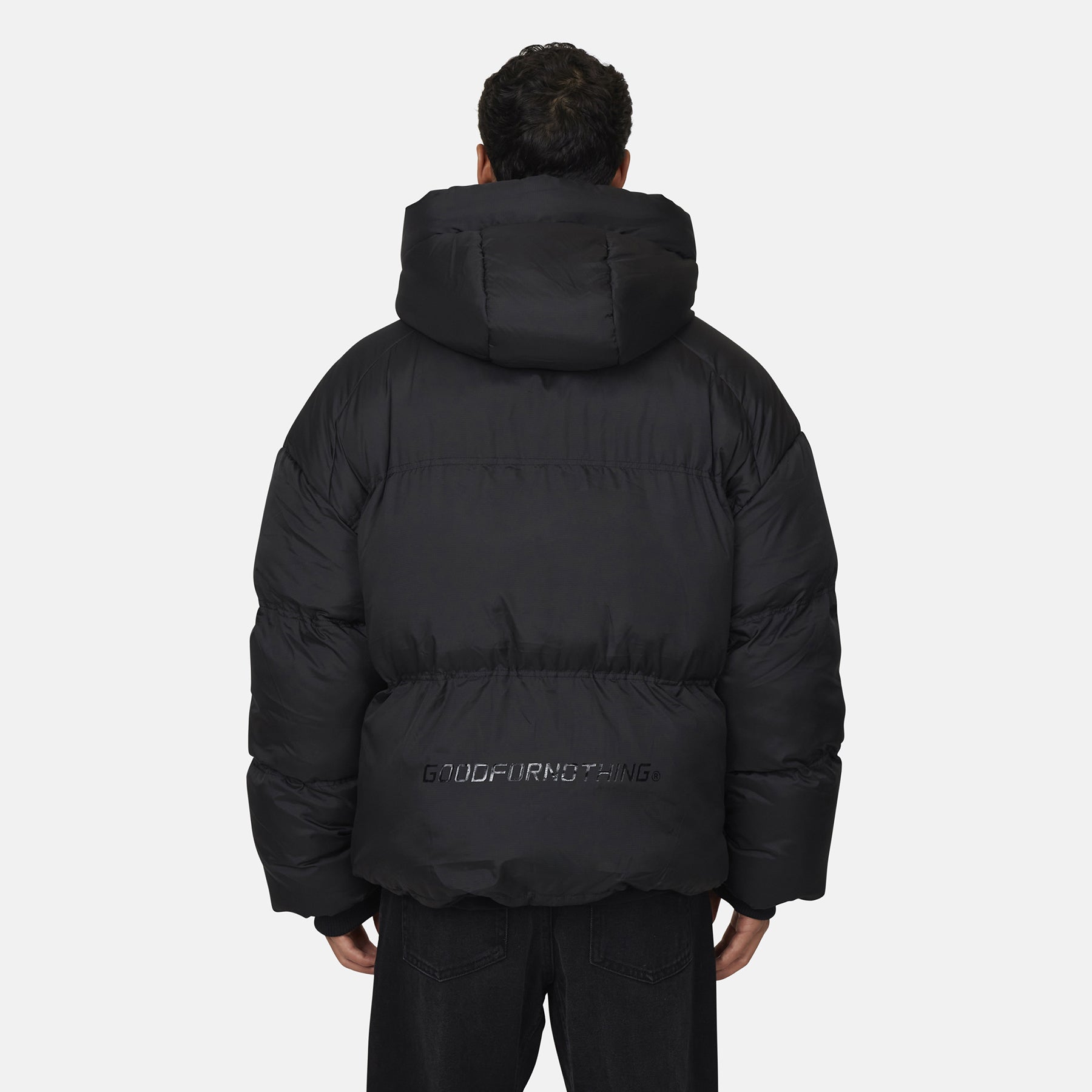 Squad Ripstop Black Puffer Jacket