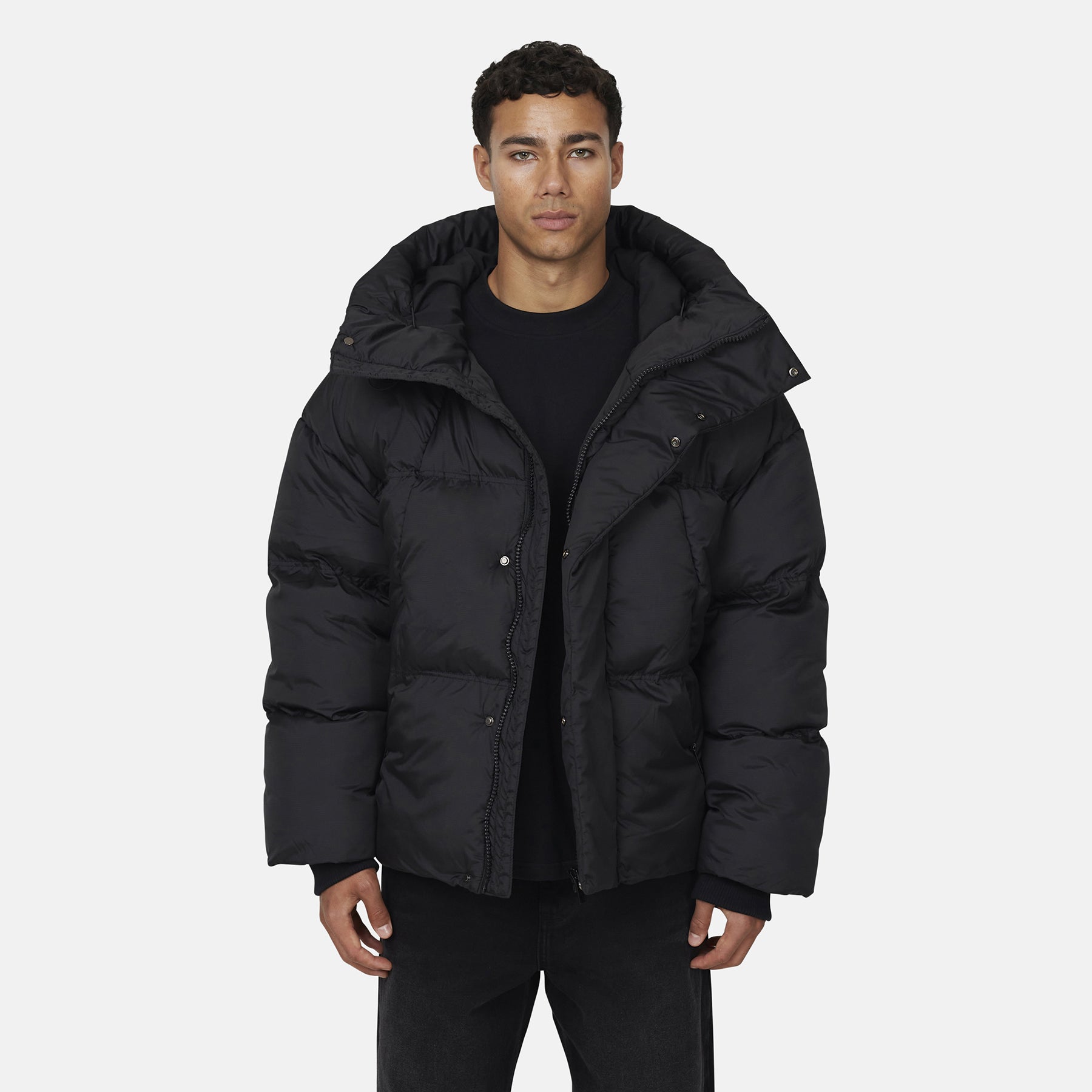 Squad Ripstop Black Puffer Jacket