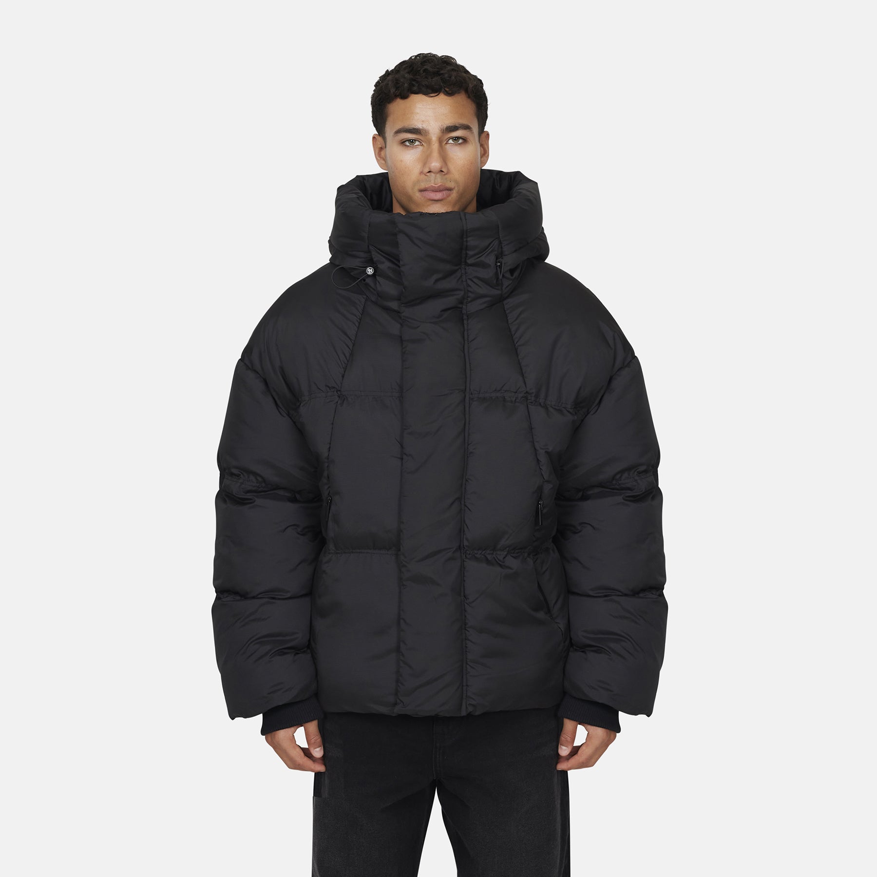 Squad Ripstop Black Puffer Jacket