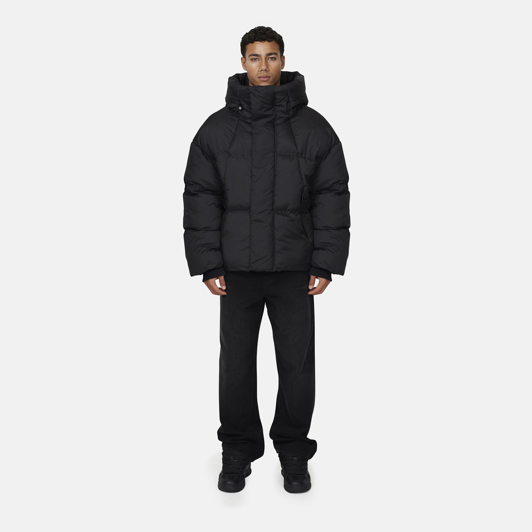 Squad Ripstop Black Puffer Jacket