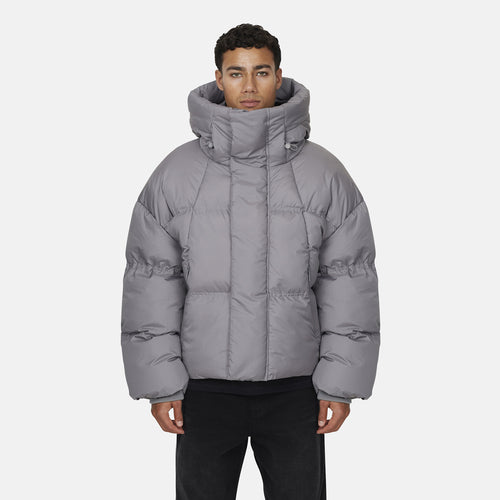 Squad Ripstop Grey Puffer Jacket