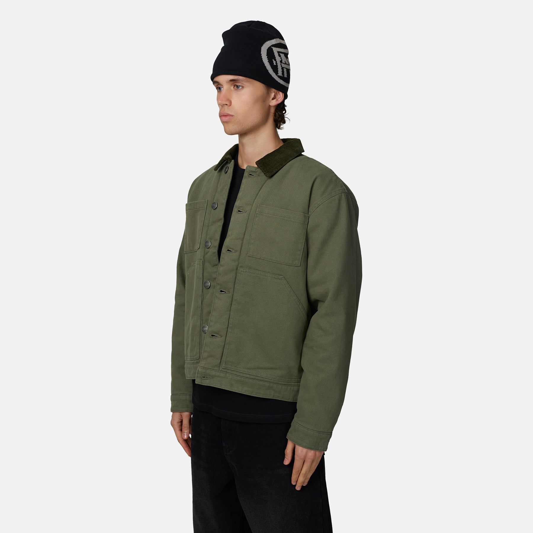 Monogram Worker Khaki Jacket