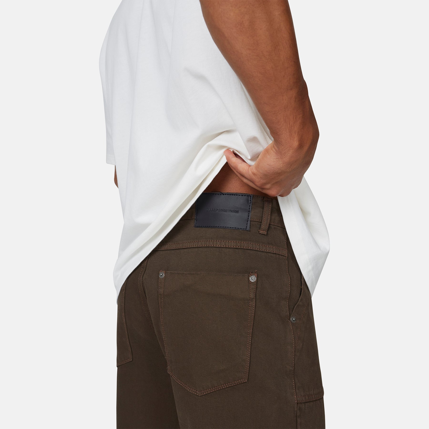 Heavy Carpenter Brown Denim Jeans