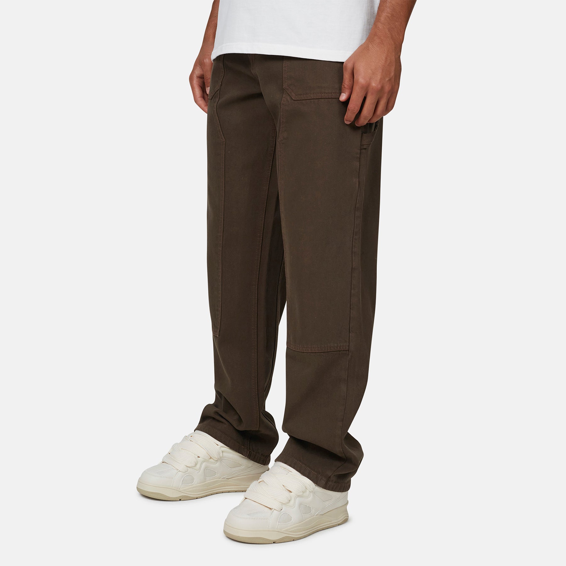 Heavy Carpenter Brown Denim Jeans