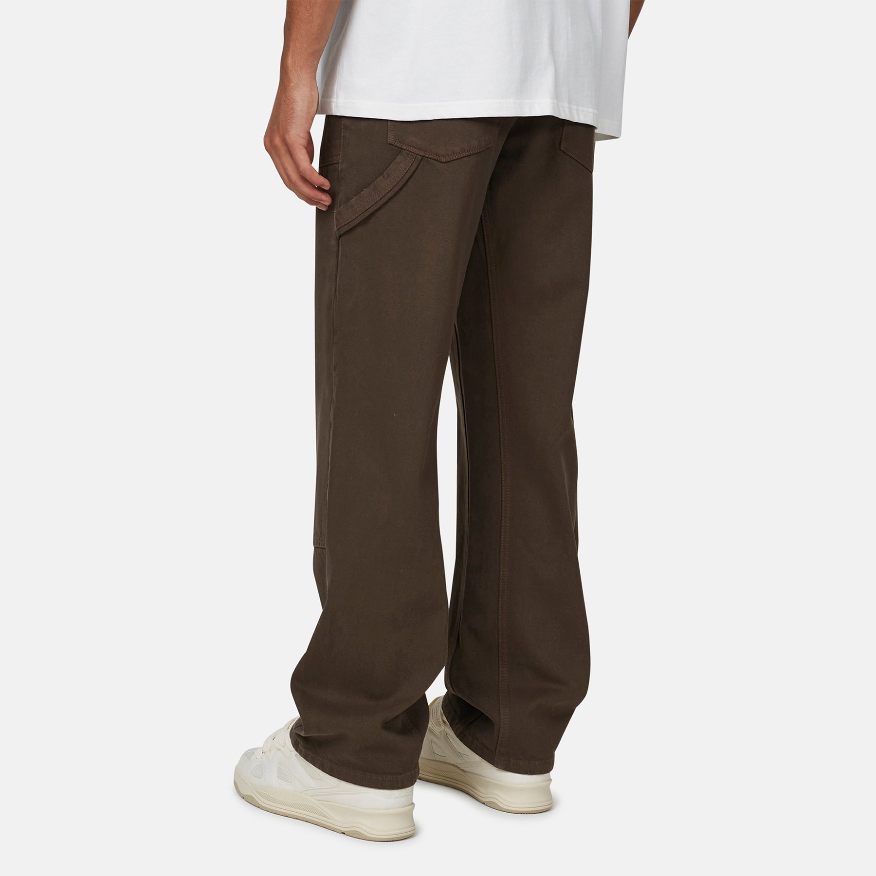 Heavy Carpenter Brown Denim Jeans