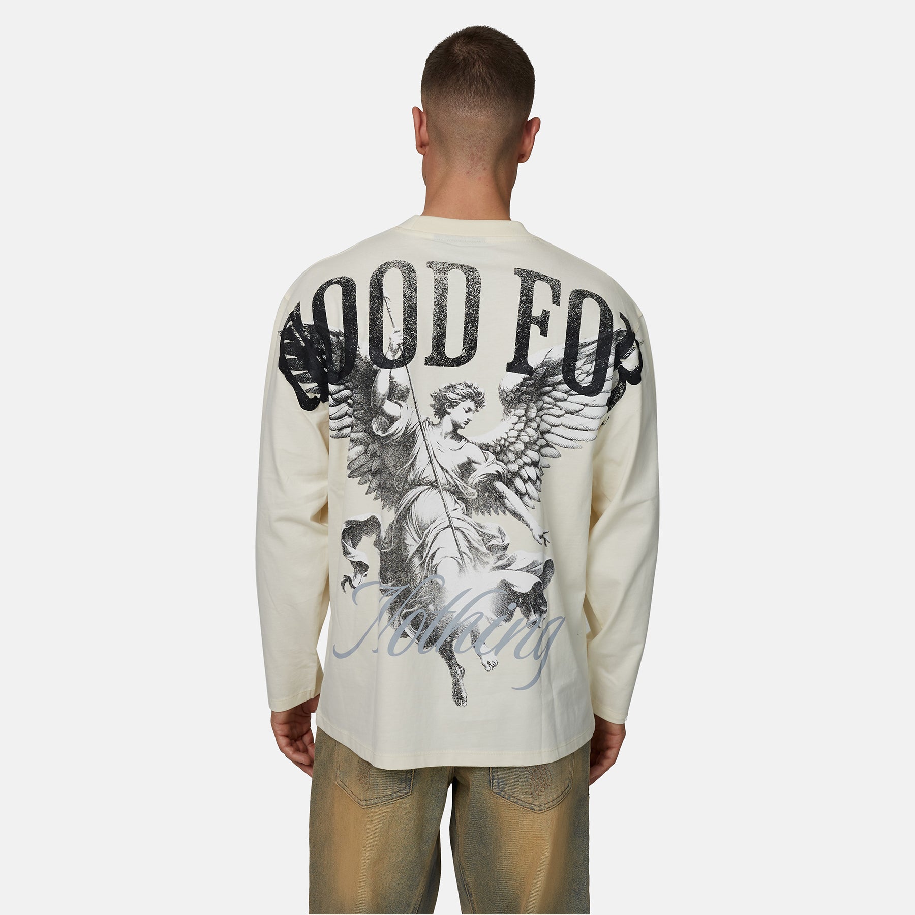 Oversized Off White Revival Long Sleeve T shirt
