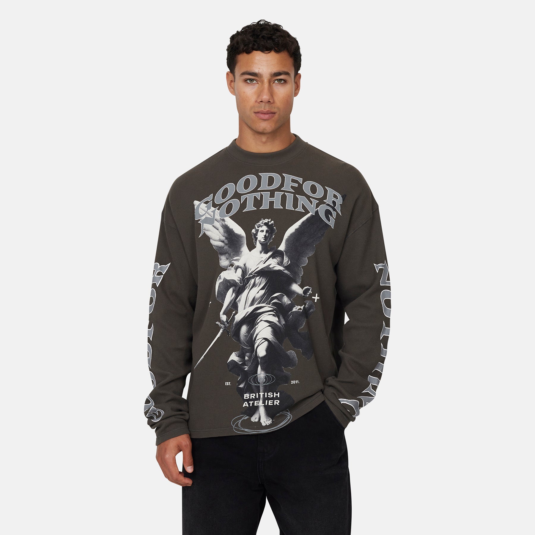 Awakening Waffle Khaki Longsleeve