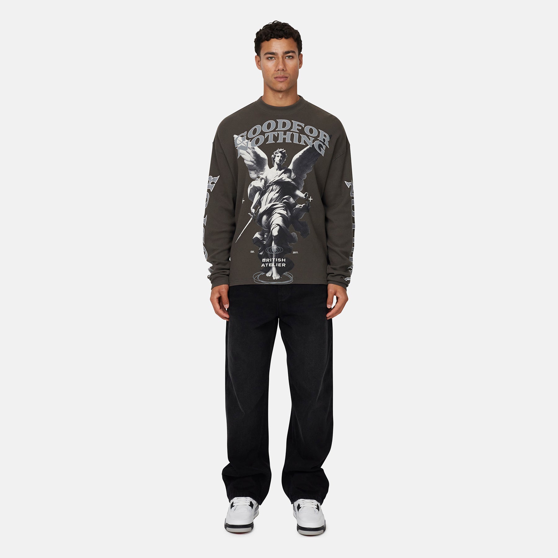 Awakening Waffle Khaki Longsleeve