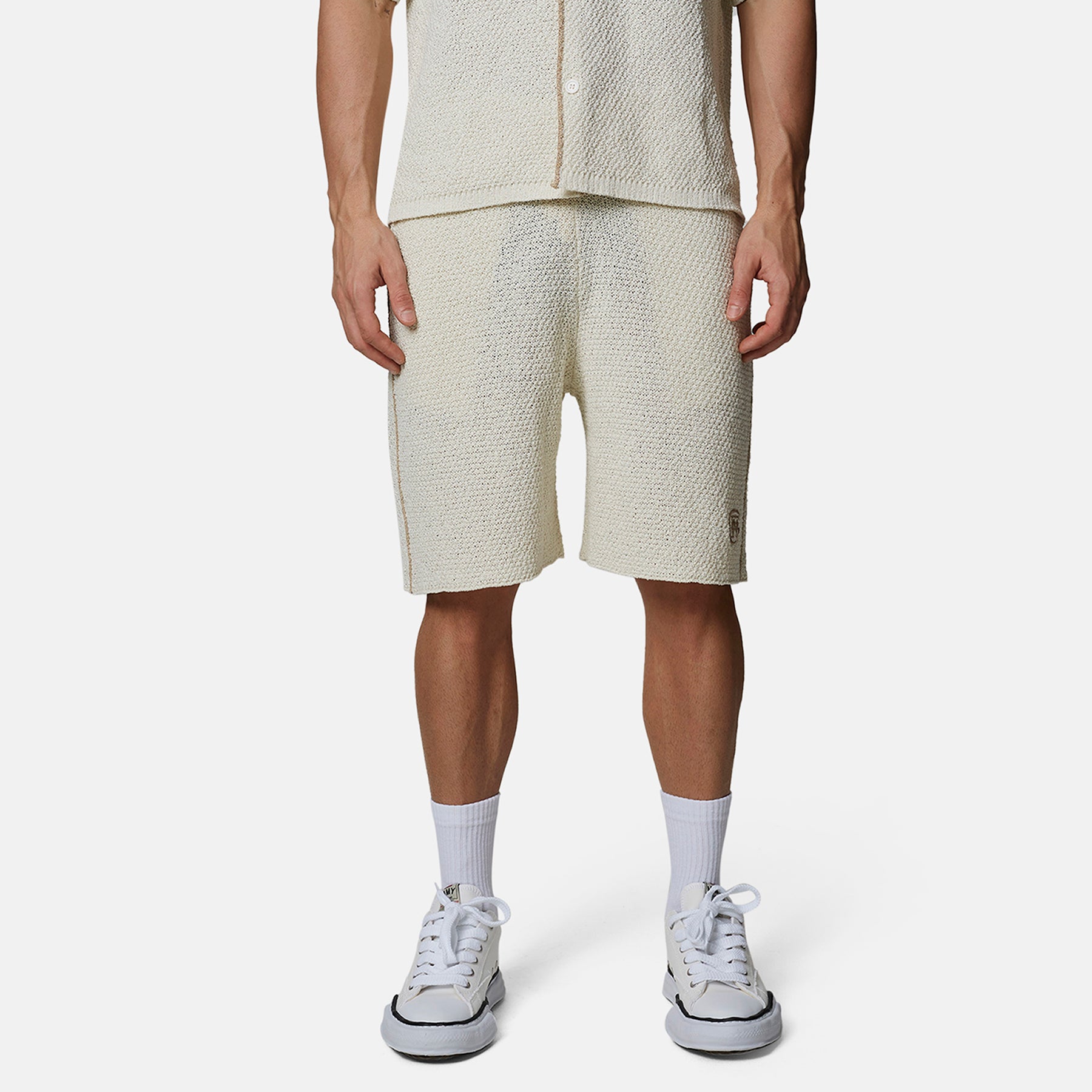 Knitted Monogram Baggy Short