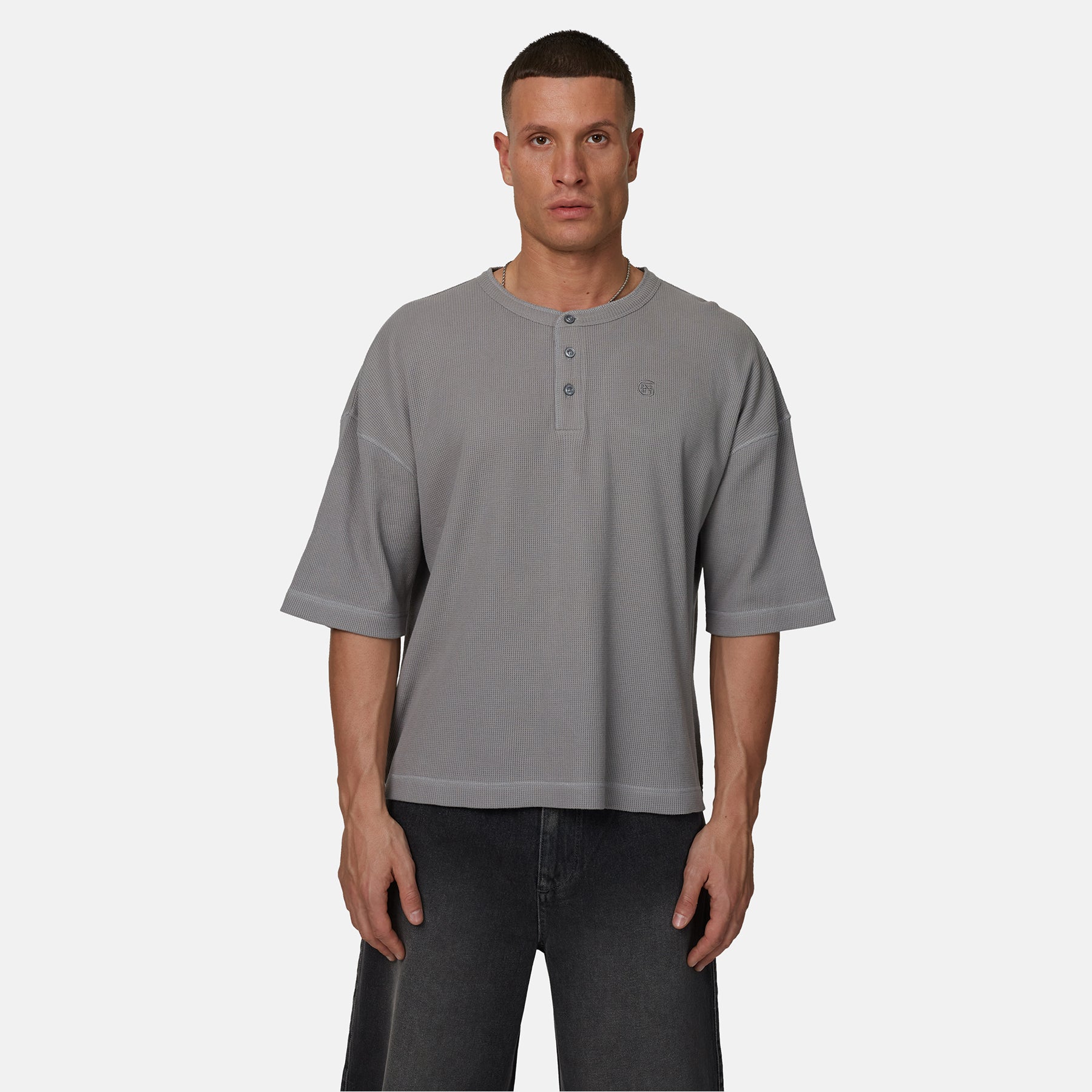 Henley Boxy T shirt