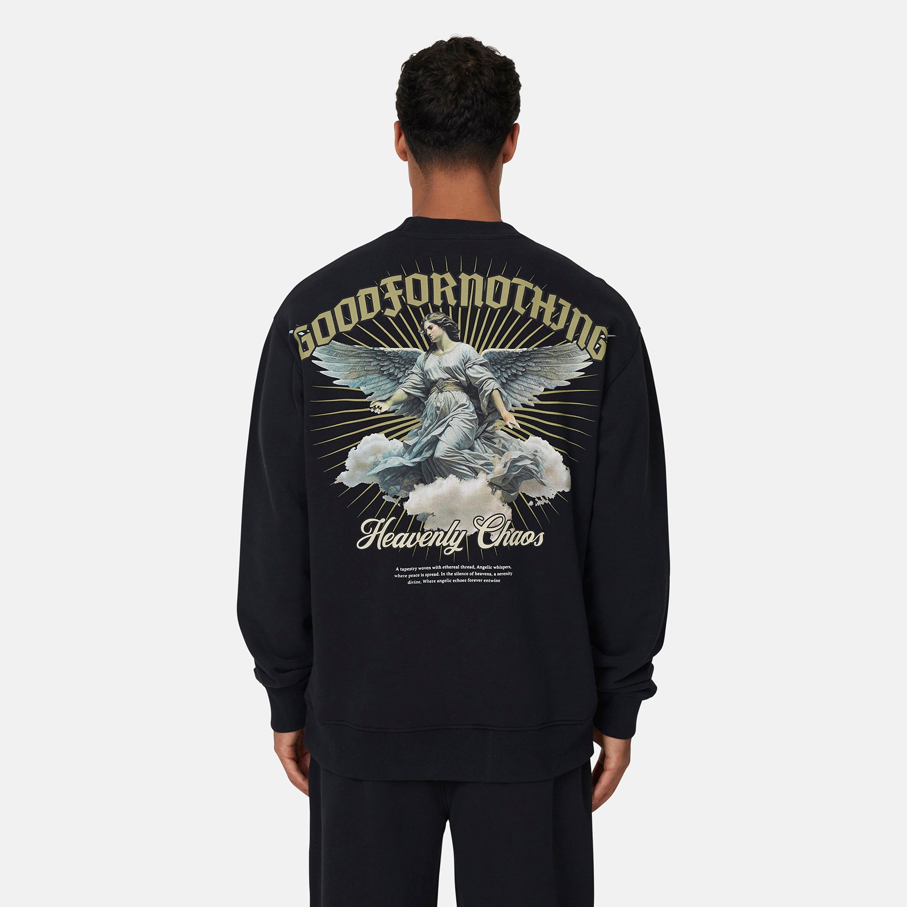 Heavenly Chaos Black Sweatshirt