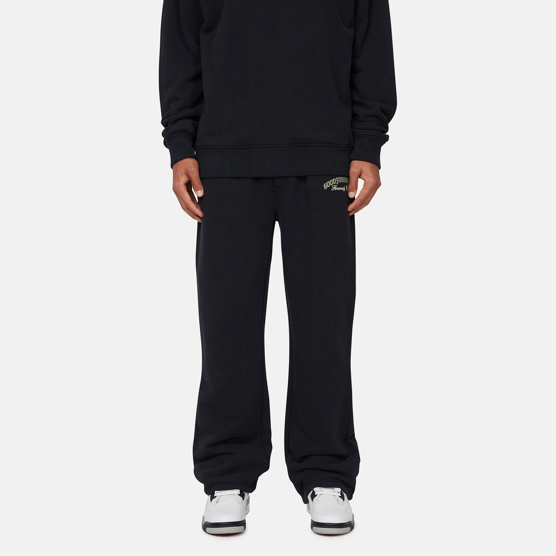 Heavenly Chaos Black Sweatpants