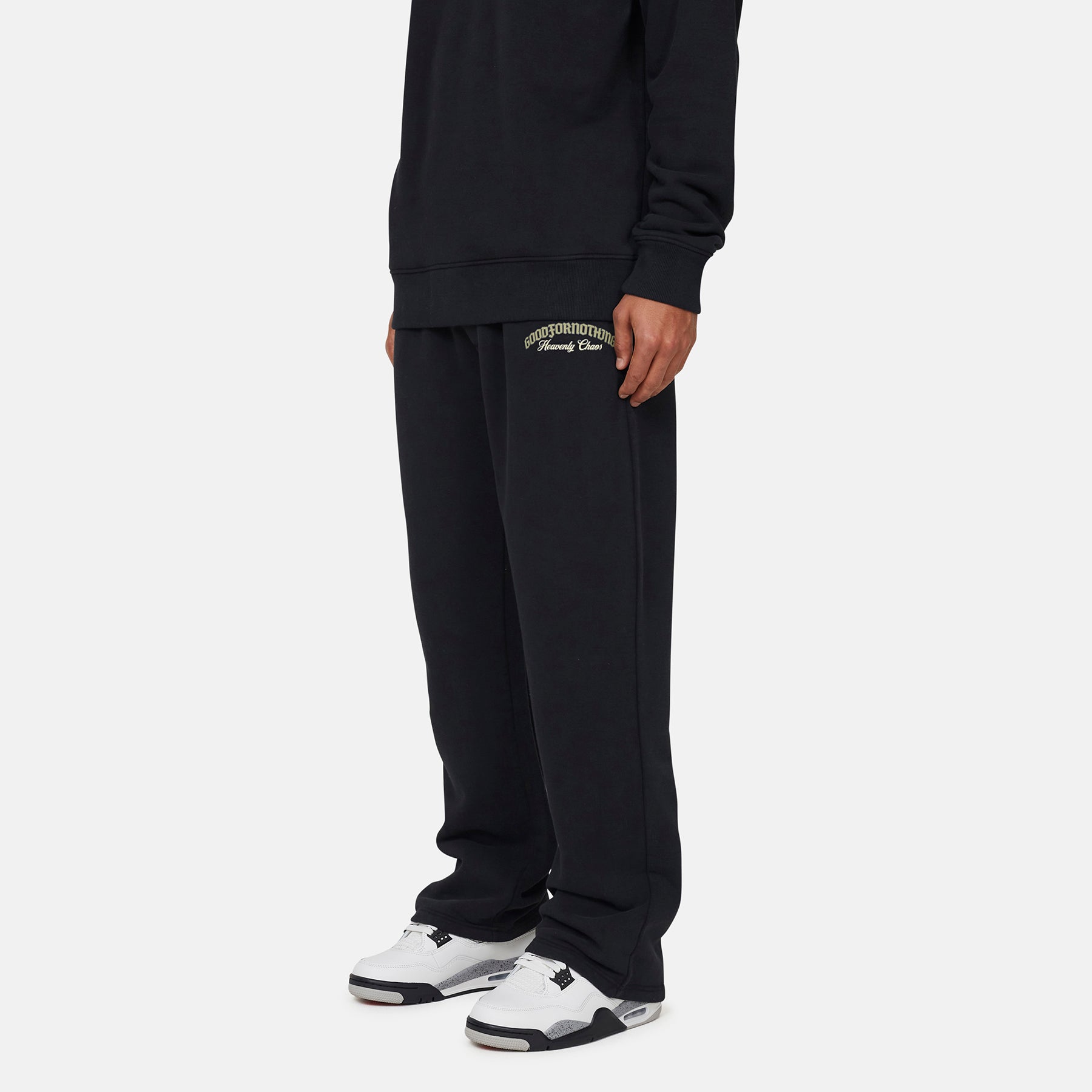 Heavenly Chaos Black Sweatpants