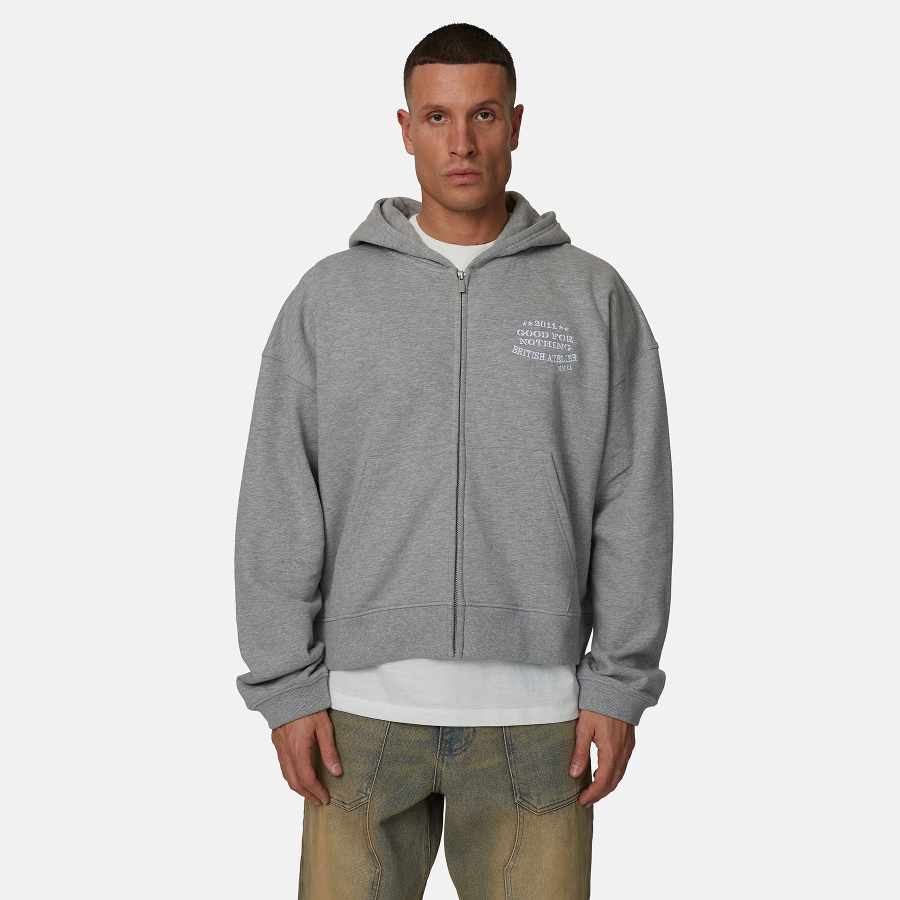 Icarus Marl Zip Hoodie