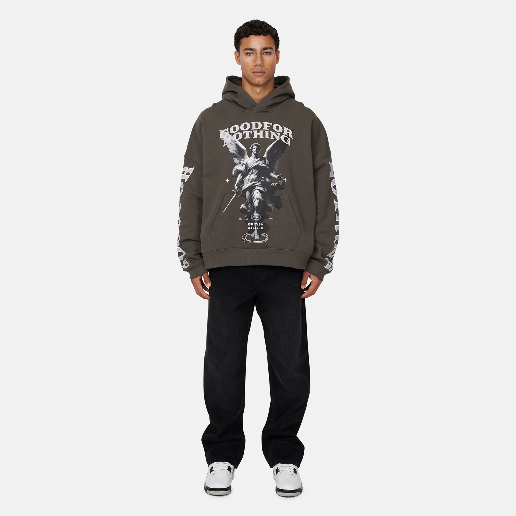 Awakening Boxy Khaki Hoodie