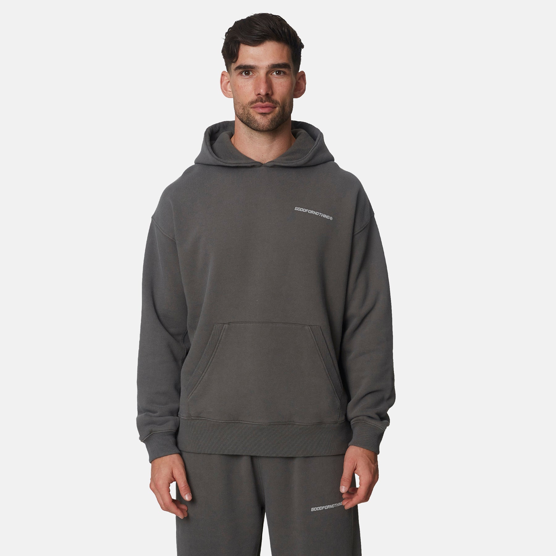 Essential Iron Oxide Oversized Fit Pullover Hoodie