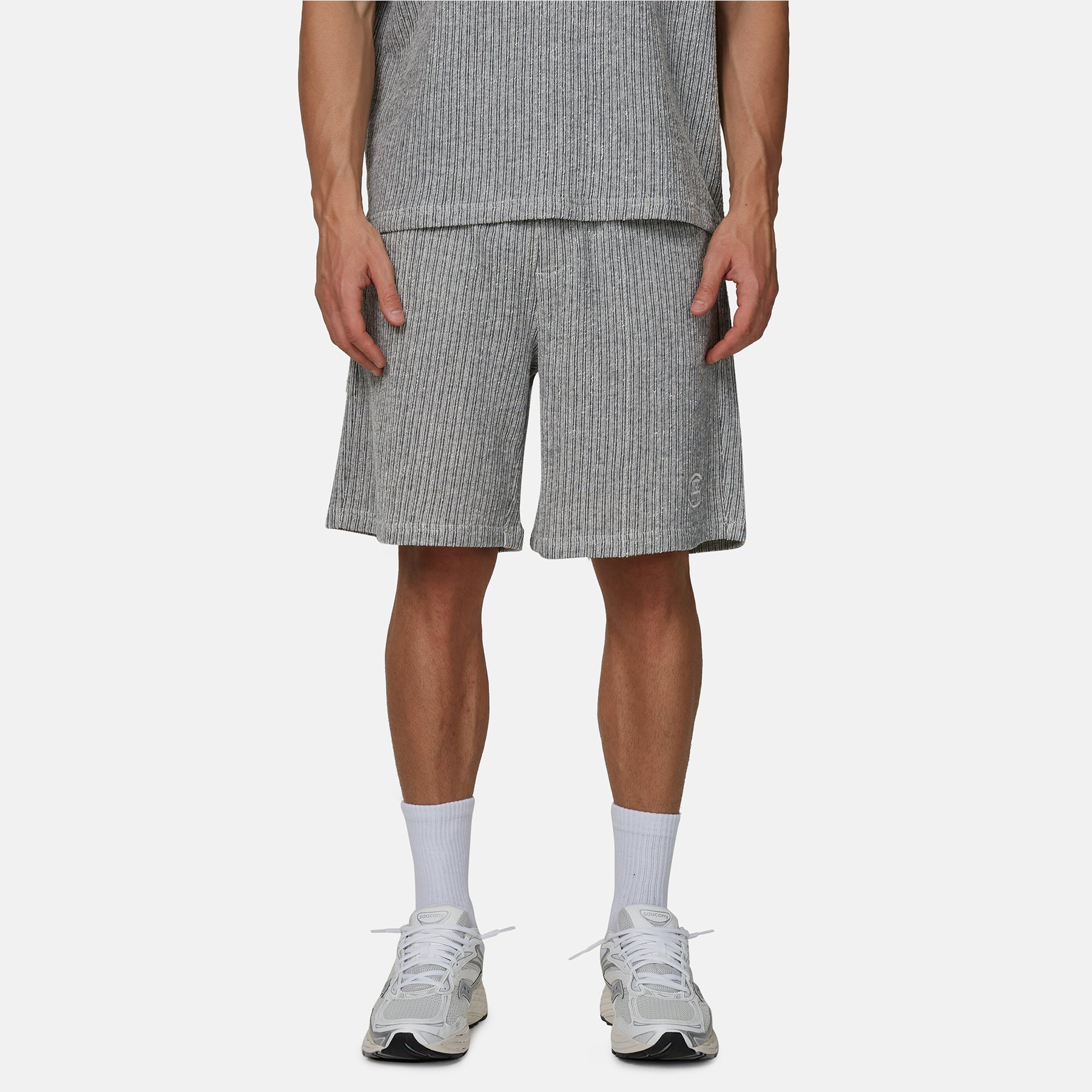 Knitted Monogram Shorts