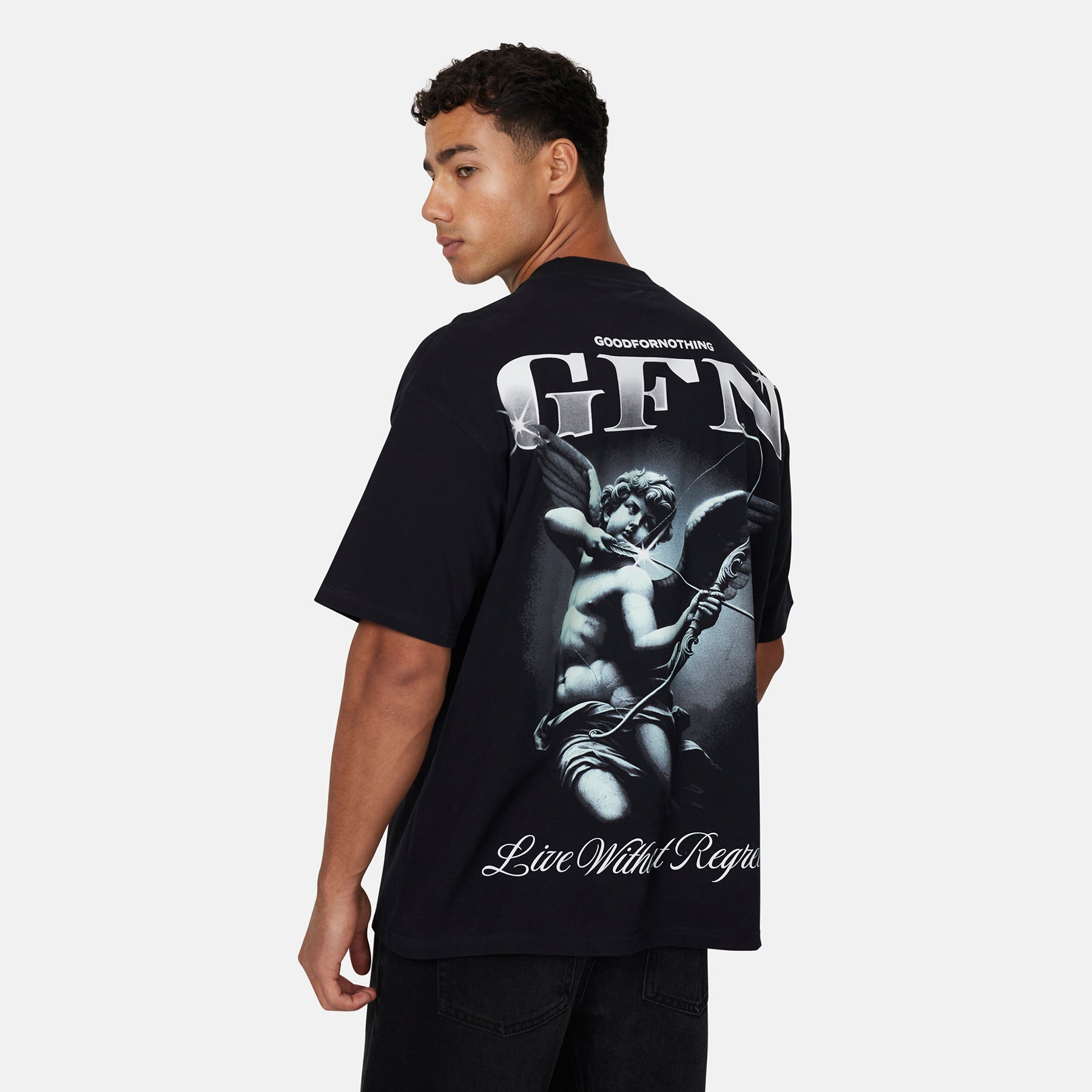 Eternity Cherub Black T-shirt
