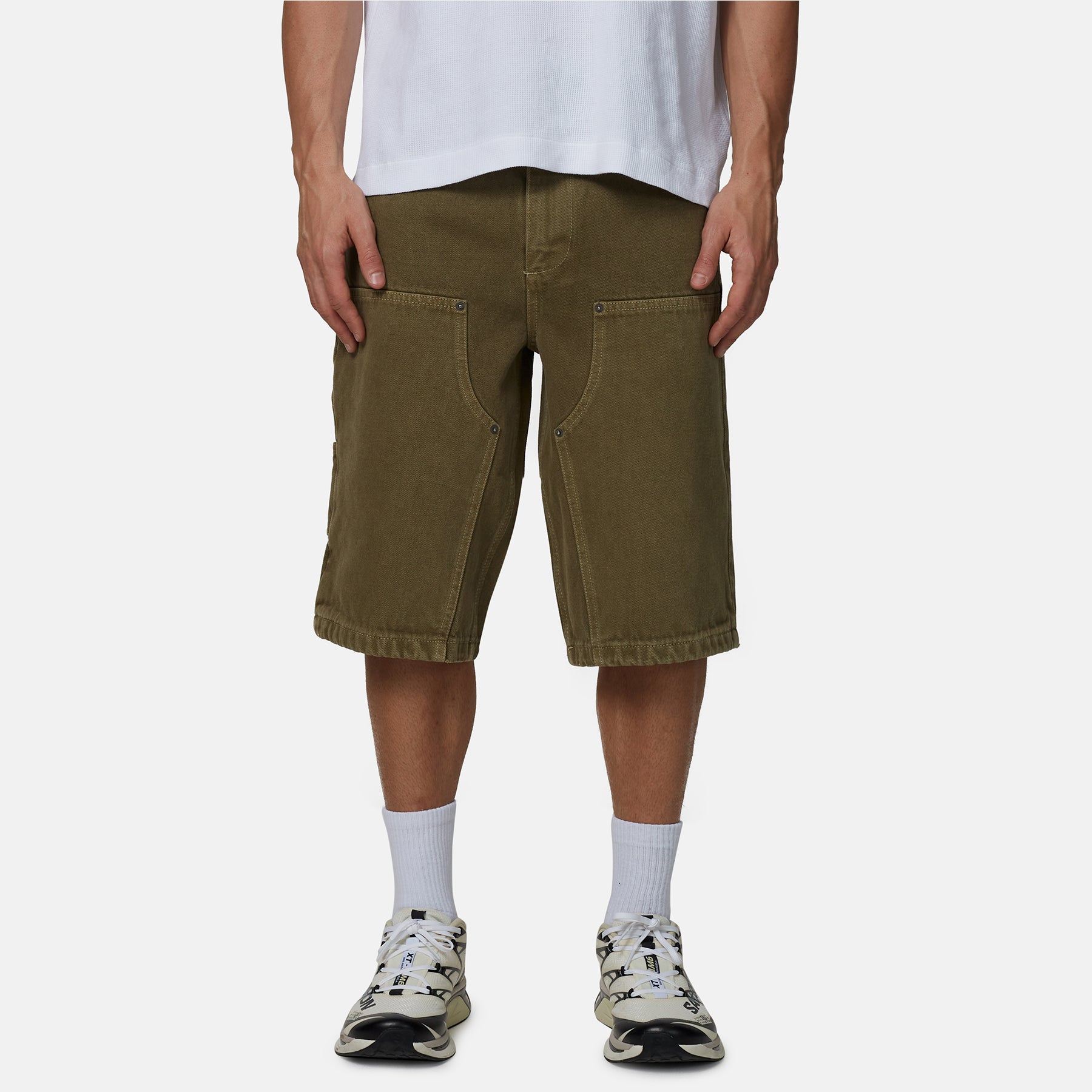 Carpenter Wash Denim Shorts
