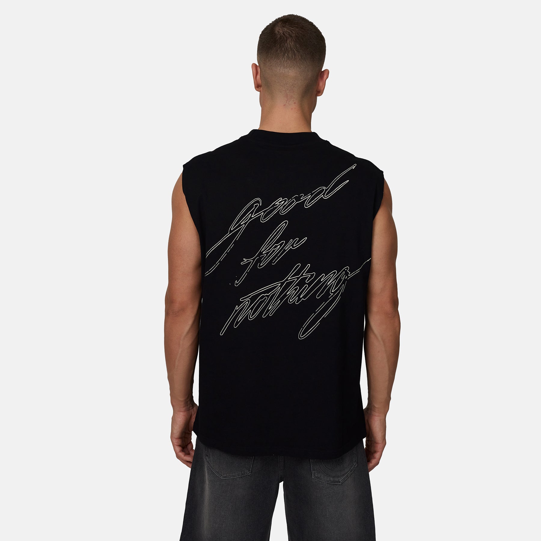 Script Black Vest