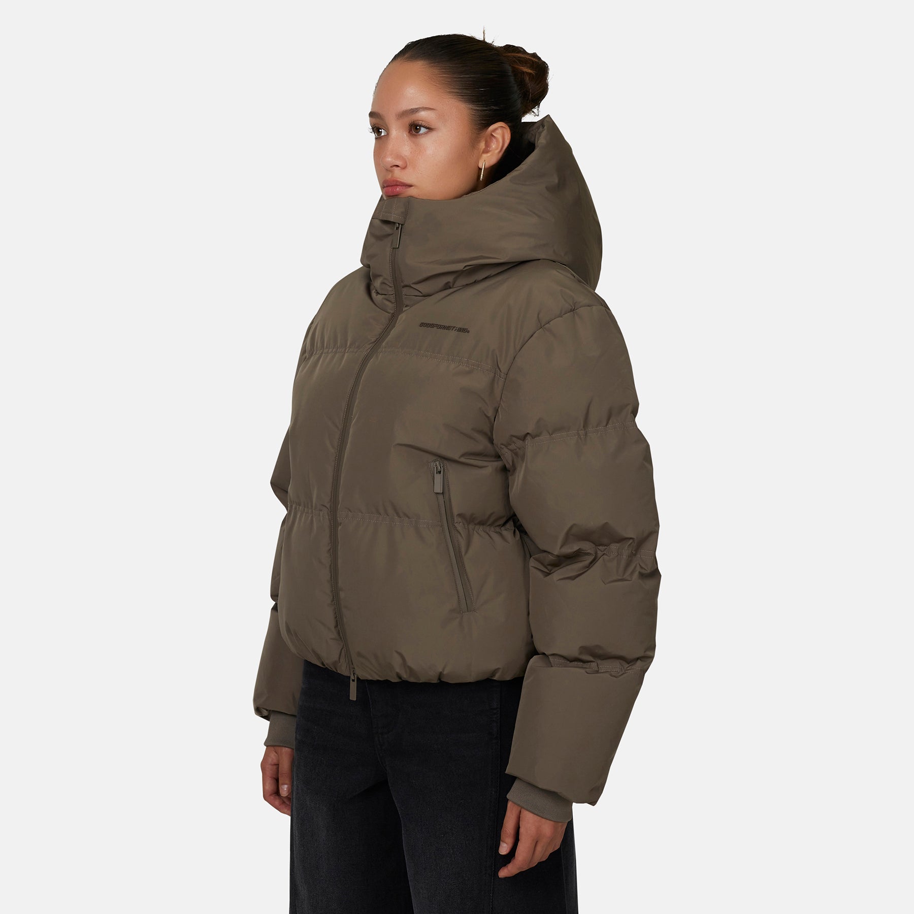 Arctic Matte Taupe Puffer Jacket (coming soon)