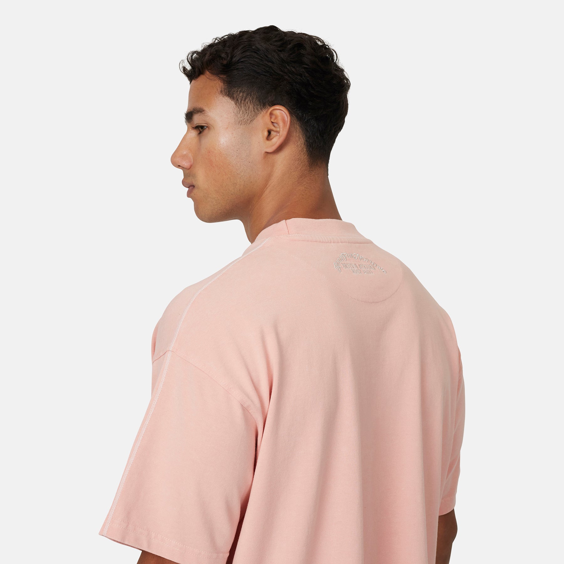 Overlock Washed Pink T-shirt