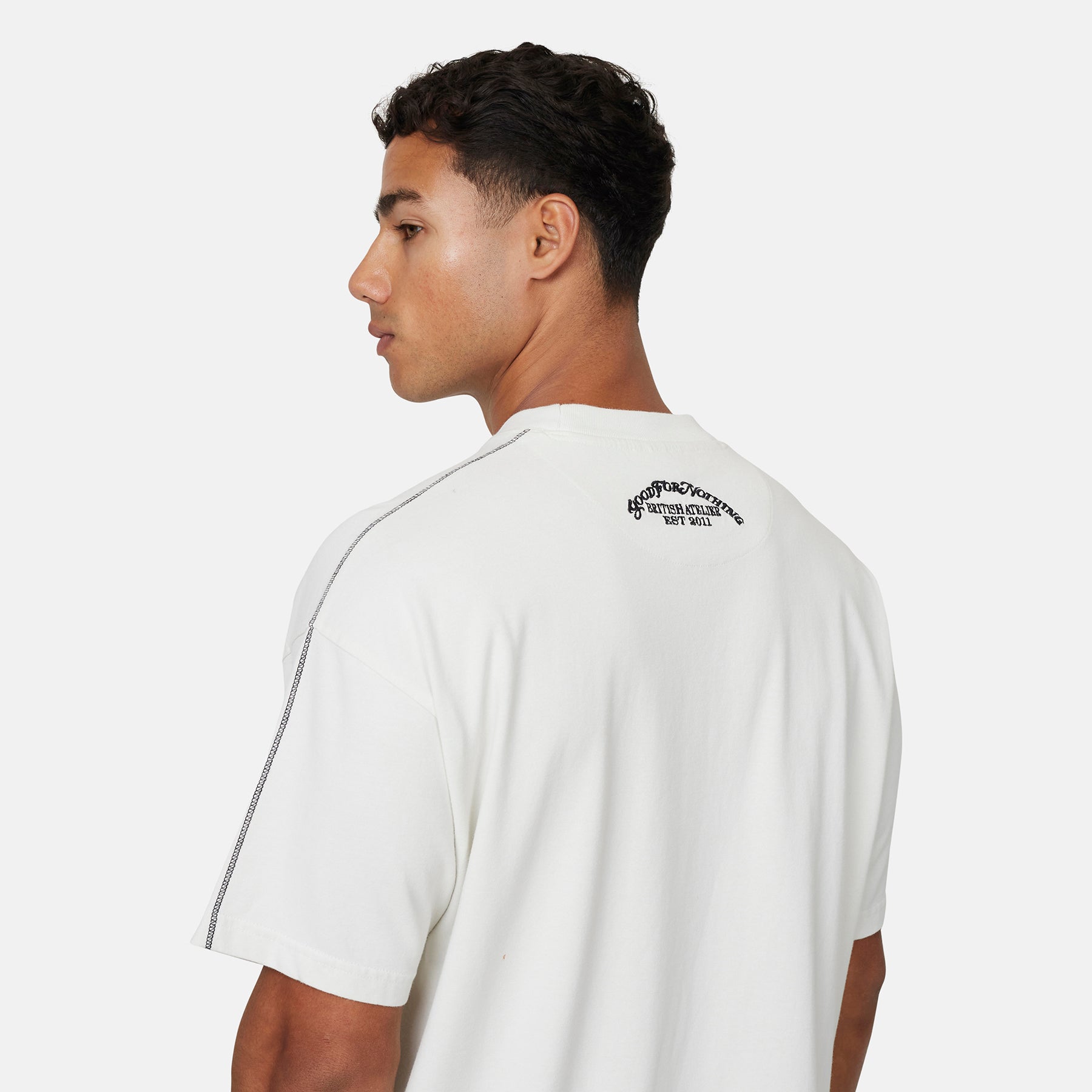 Overlock Vintage White T-shirt