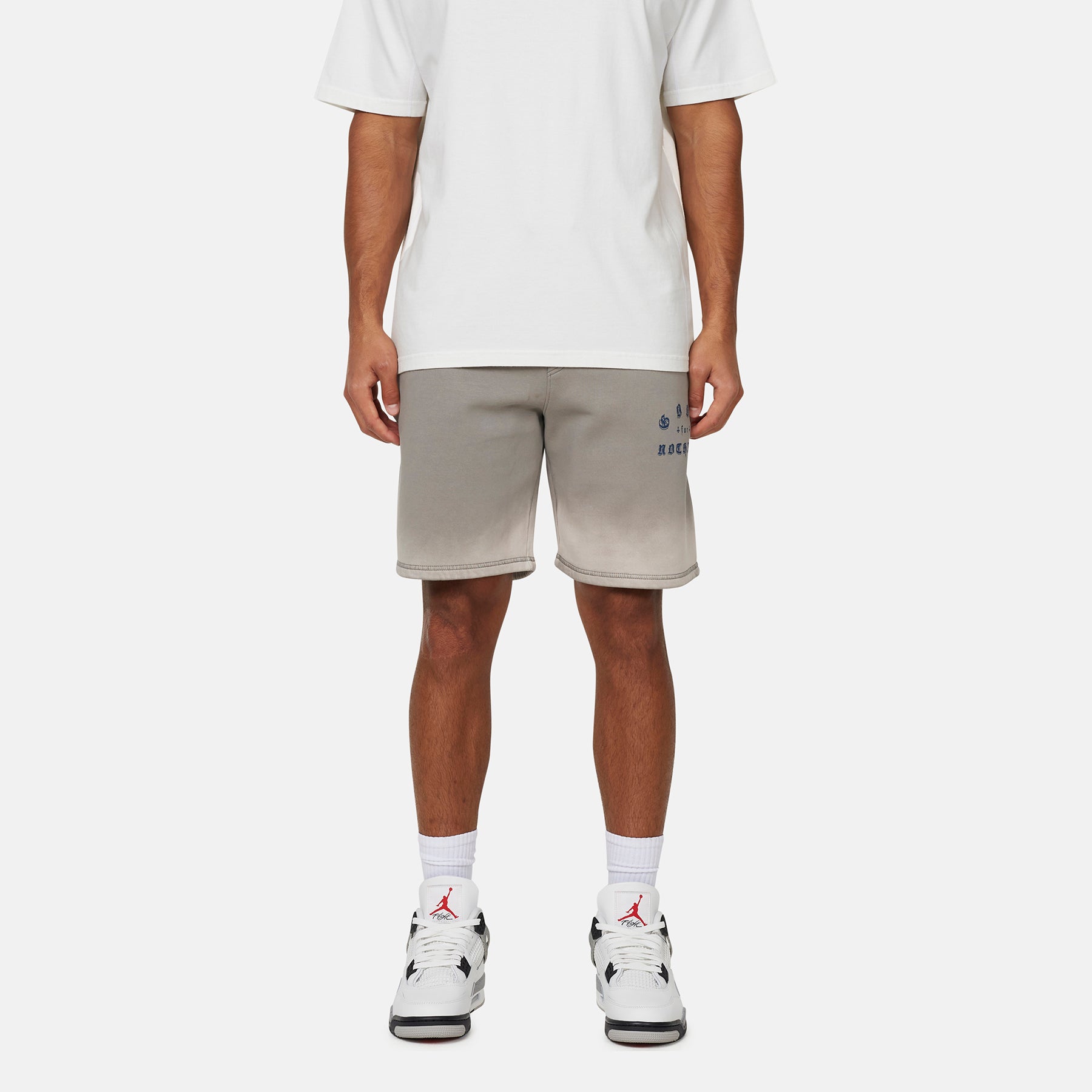 California Washed Grey Shorts