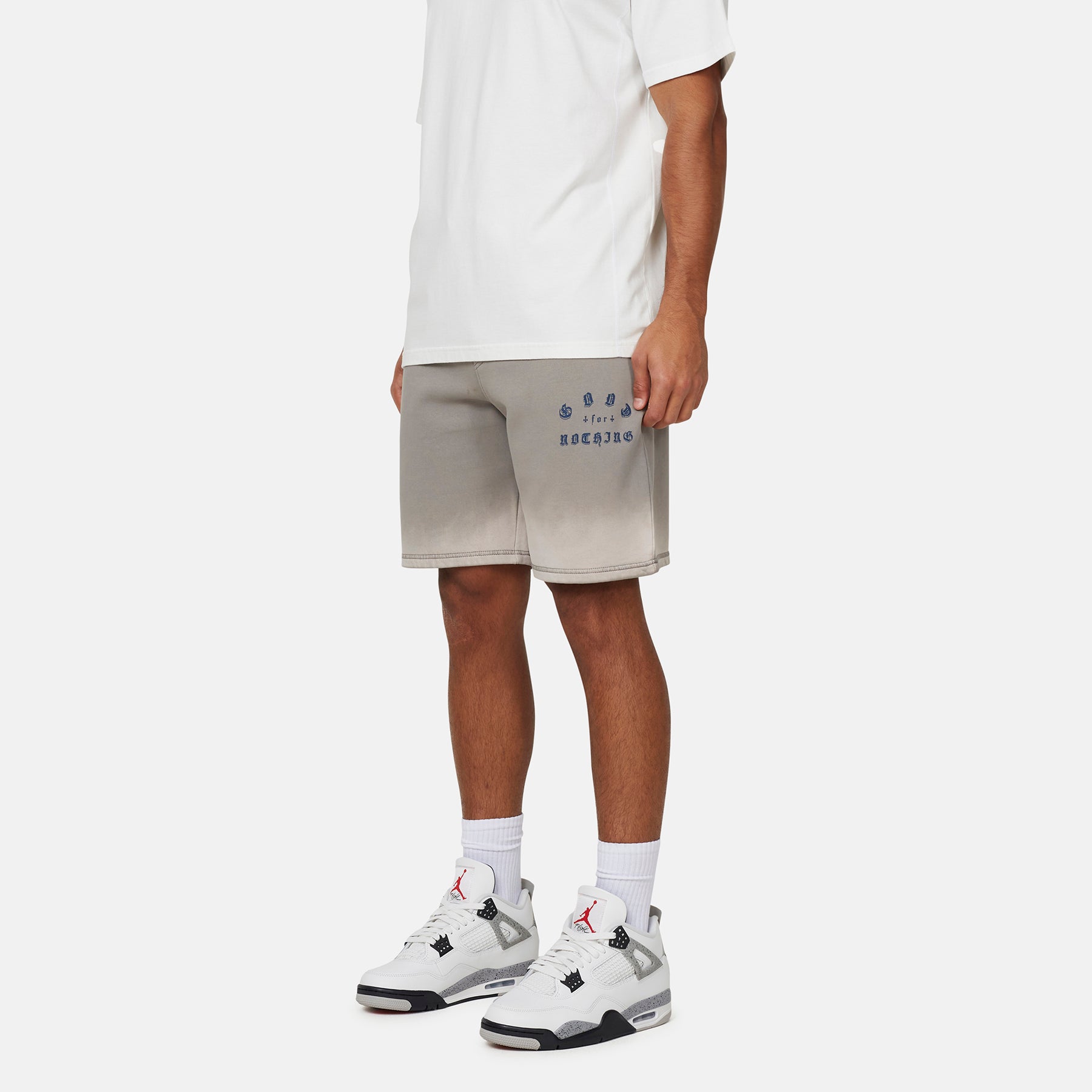 California Washed Grey Shorts