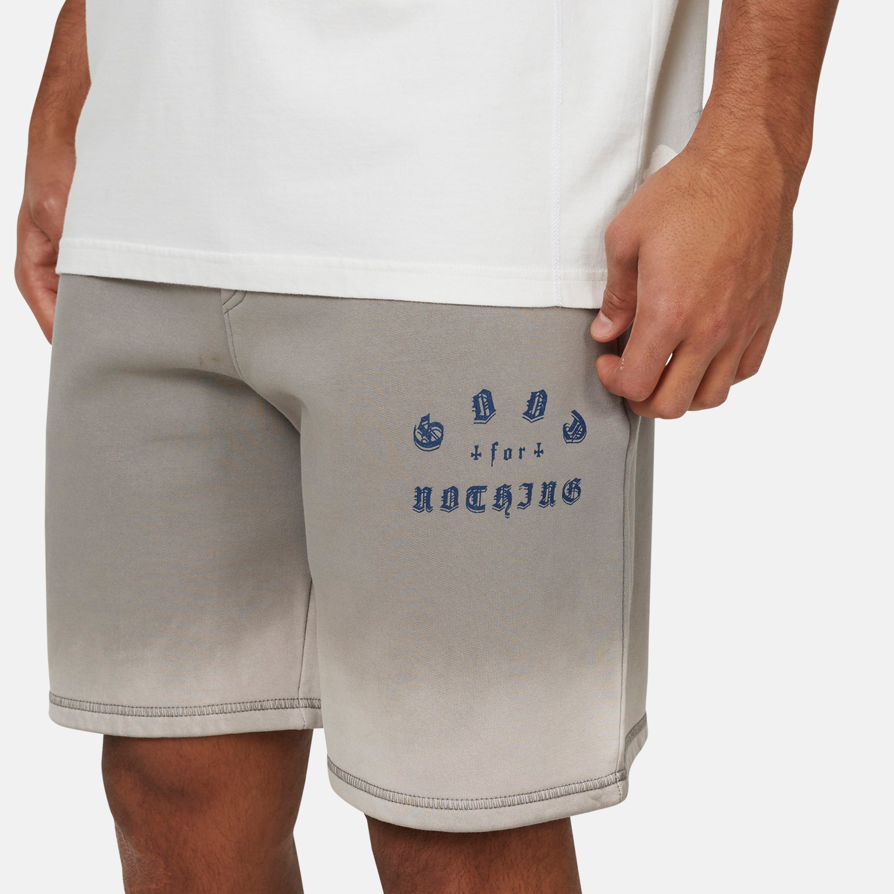 California Washed Grey Shorts